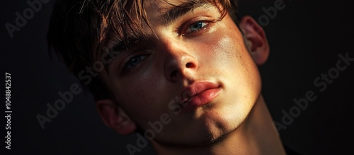 Young male. with copy space...