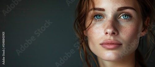 young woman with a healthy ...