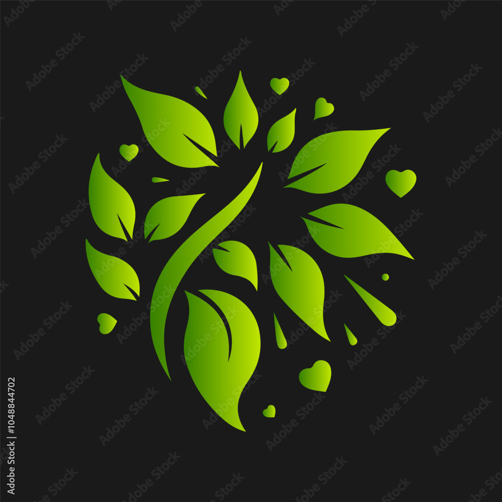 Fototapeta premium abstract green tree