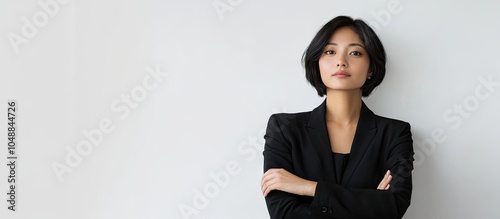 Asian businesswoman with sh...
