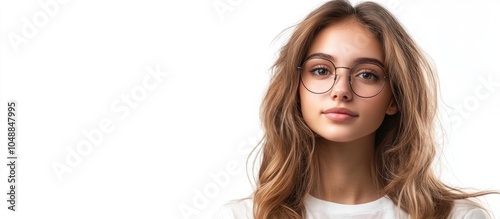 Attractive female in her la...