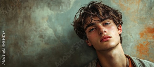 Young male. with copy space...