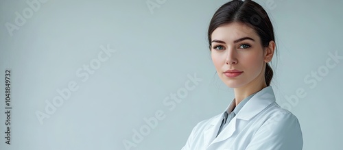 Female doctor with a white ...