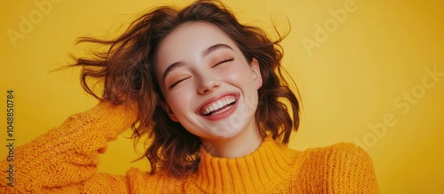 joyful model style. with co...