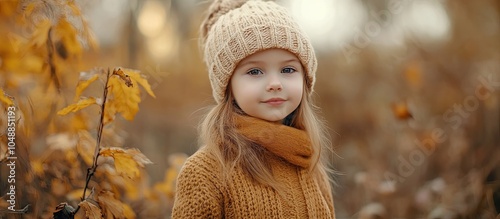 Charming young child in the...