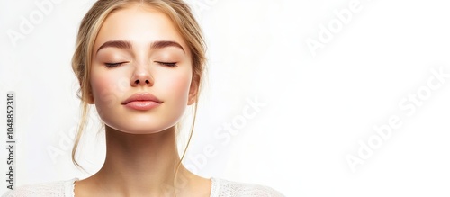 adorable young blonde woman...