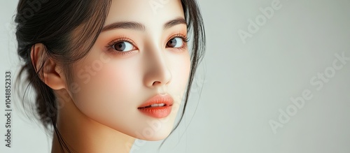 Young beautiful Asian woman...