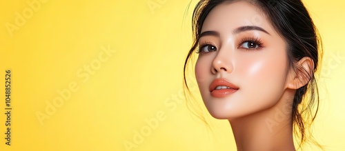 Beautiful Asian woman model...