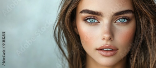 Young trendy woman posing i...