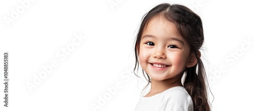 Portrait of a joyful little...