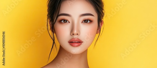 Beautiful Asian woman model...