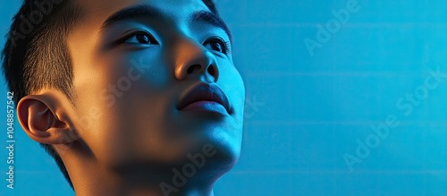 Portrait of a young Asian m...