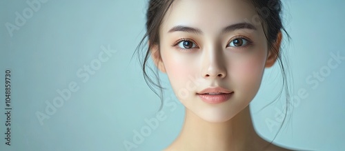 Young beautiful Asian woman...