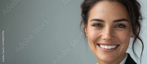 Close up of a smiling busin...