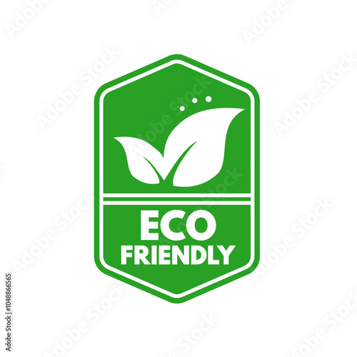 eco friendly - designation, label, green sticker