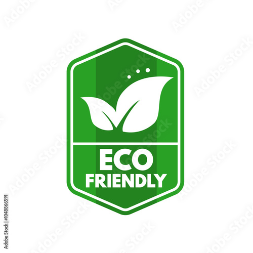 eco friendly - designation, label, green sticker