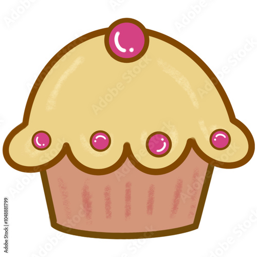 cartoon cupcake