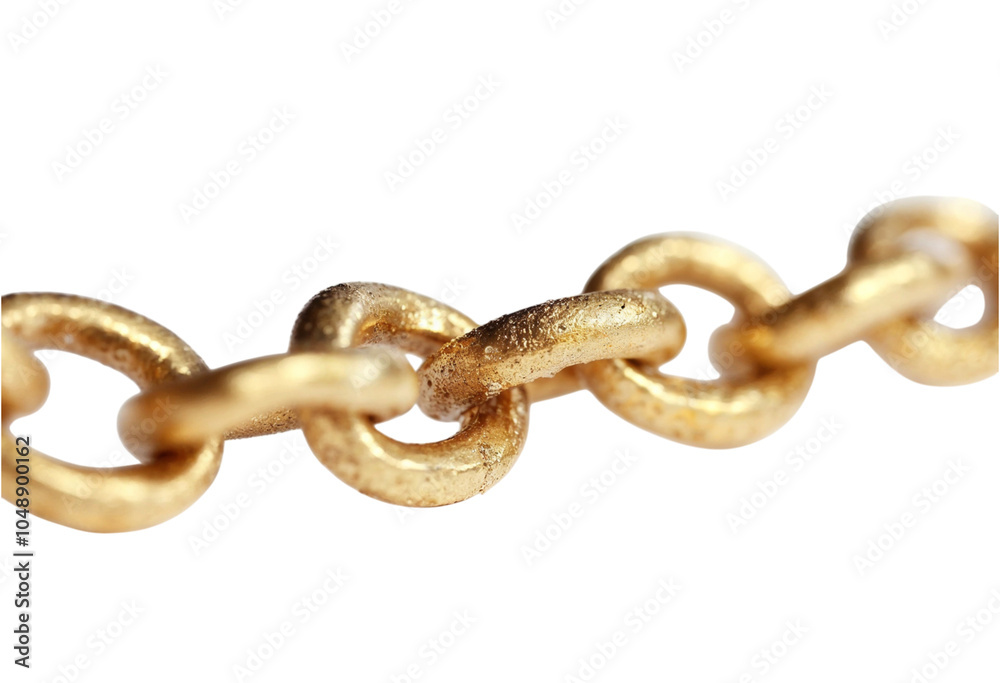 Obraz premium chain isolated on white