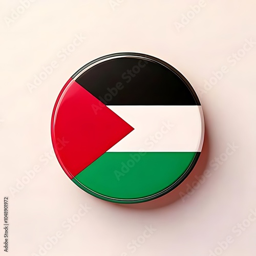 Round icon of the Palestine flag Free Download Round icon of the Palestine flag - GFXLoad