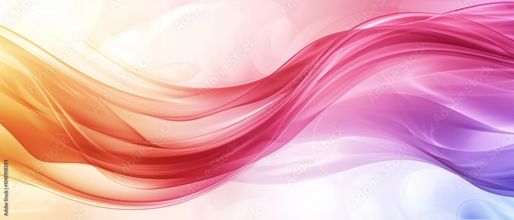 A tight shot of a vibrant, wavy water pattern against a backdrop of white and blue The color palette includes pink, orange, and yellow hues A tight shot of a vibrant, wavy water pattern against a backdrop of white and blue The color palette includes pink, orange, and yellow hues
