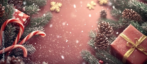 Christmas background featur...