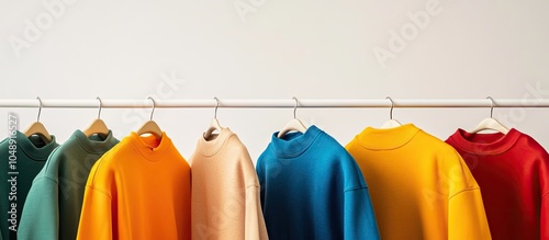 Coloured sweatshirts showca...