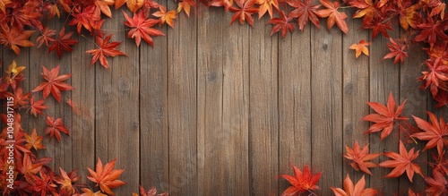 Autumn leaves of a Japanese...