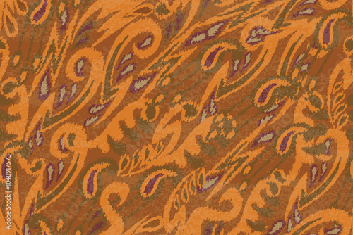 abstract seamless motif fabric patterns, abstract ikat, carpet, fabric, batik	