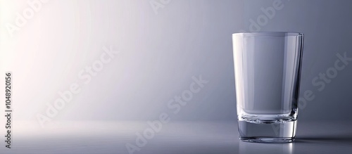 empty transparent glass. wi...