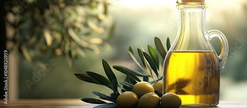 Close up of olives and oliv...