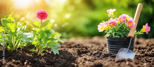 Gardening involves planting...