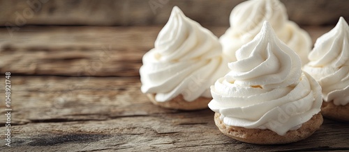 Meringue Tasty homemade mer...