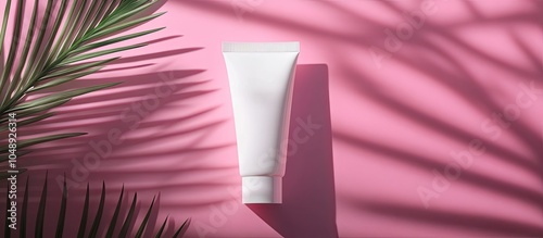 White plastic tube for crea...