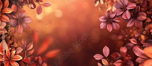 Autumn foliage background A...