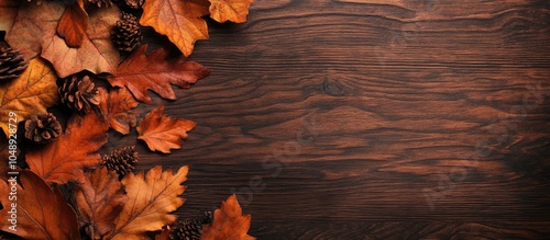 Autumn arrangement Leaves o...