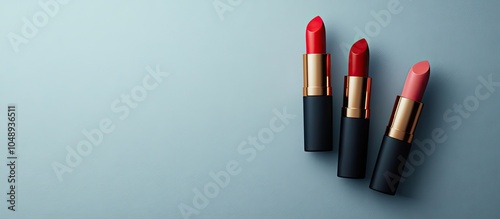 Lipsticks in various shades...