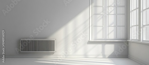 Plastic window and radiator...