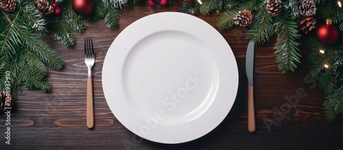 Festive table setting for C...