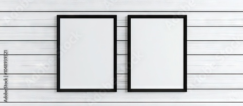 Small black framed posters ...