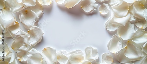 Blank white space framed by...