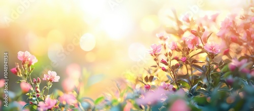 Unfocused summer backdrop i...
