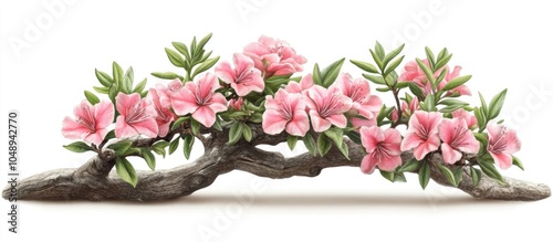 Bunga kamboja Jepang atau bunga adenium. with copy space image. Place for adding text or design photo