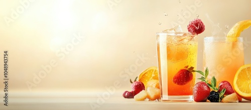 Refreshing beverages tasty ...