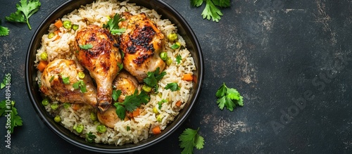 Cooked chicken without garn...