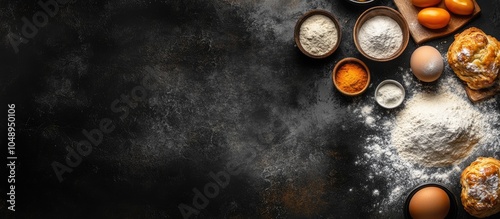 Homemade pastry ingredients...