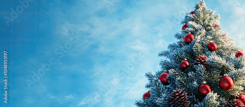 Adorned Christmas tree set ...