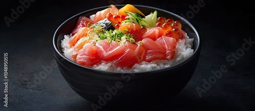Make chirashi sushi a Japan...