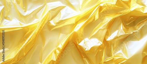 A thin sheet of yellow cell...