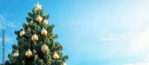 Adorned Christmas tree set ...