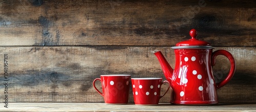 Vintage kitchen decor featu...